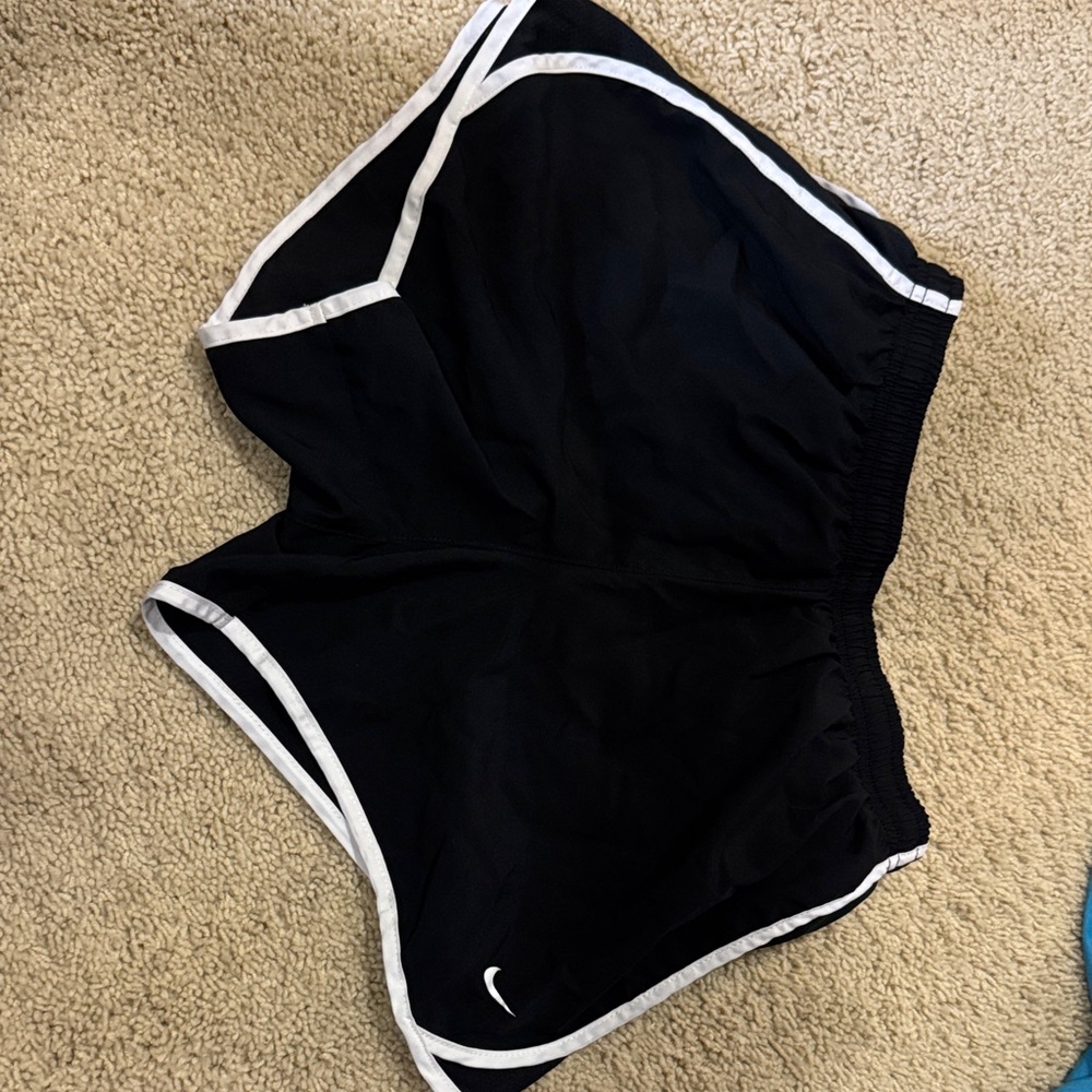 Nike kid’s Black and White Athletic Shorts